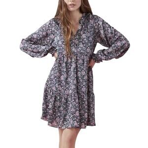 NWT BCBGeneration Women’s Garden Floral Long Sleeve Fit & Flare Dress Size M